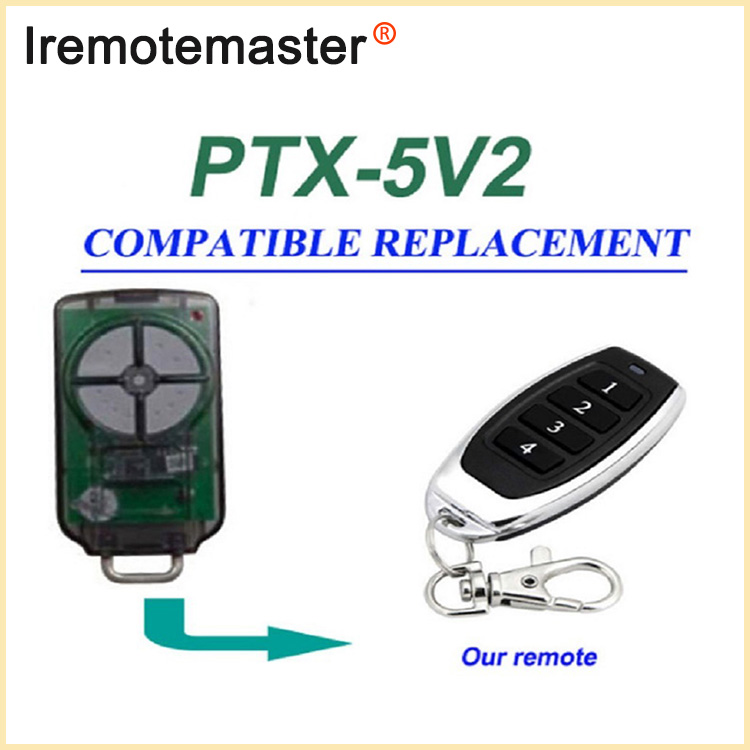 Rau PTX5V2 PTX-5 Chaw nres tsheb Qhov Rooj Chaw Taws Teeb Hloov 433.92MHz